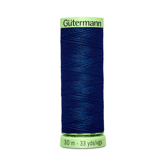 Нить Top Stitch 30/30 м для декоративной отстрочки, Gutermann, 013 синий