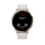 Умные часы Garmin Venu 3S, 41mm, Cream Gold / Ivory (010-02785-04)