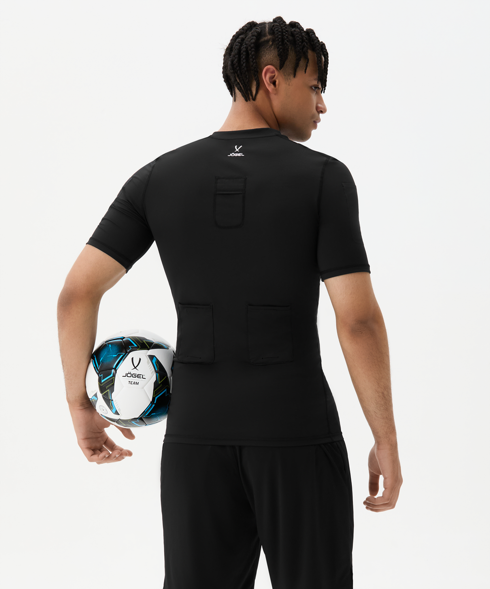 Футболка компрессионная судейская PerFormDRY Referee Baselayer Tee SS, черный