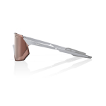Спортивные очки 100% Hypercraft SQ / Matte Stone Grey / HiPER Crimson Silver Mirror Lens