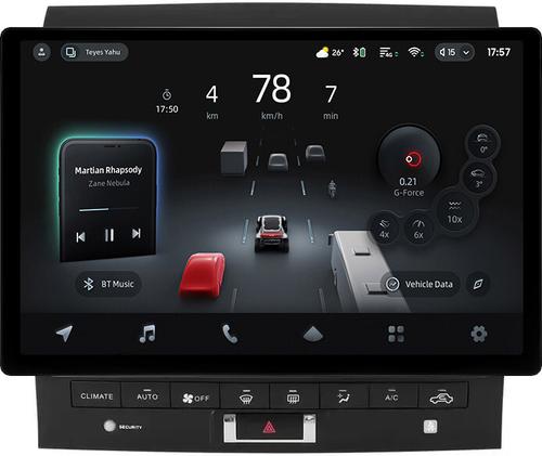 Магнитола для Toyota Land Cruiser 200 2007-2009 (климат на ШГУ) - Teyes CC4-PRO монитор 13" 2K QLED на Android 13, Быстрейшая, Snapdragon 778G, ИИ, CarPlay, DSP, 4G SIM-слот