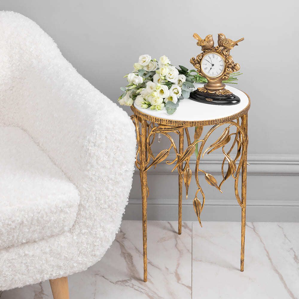 Часы настольные Нежность Бронза