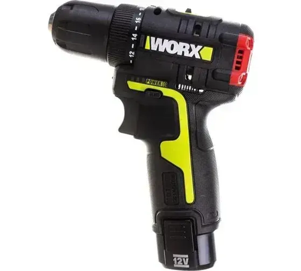 Дрель-шуруповерт, 20 мм, 12 В, 1800 об/мин, патрон - быстрозажимной, разноцветный, надежный