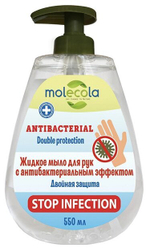 МЫЛО MOLECOLA ЭКОЛОГИЧНОЕ ЖИДКОЕ Д/РУК С АНТИБАКТЕРИАЛЬНЫМ ЭФФЕКТОМ 0,5Л 70082