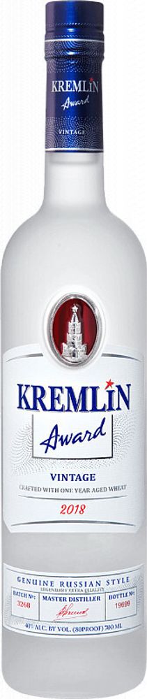 Водка Kremlin Award Vintage , 0.7 л