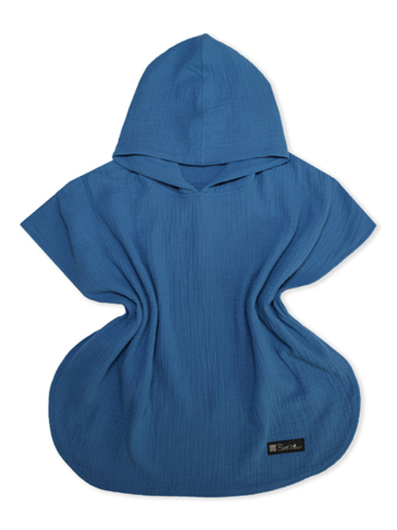 Туника с капюшоном RinaAmari Индиго, муслин