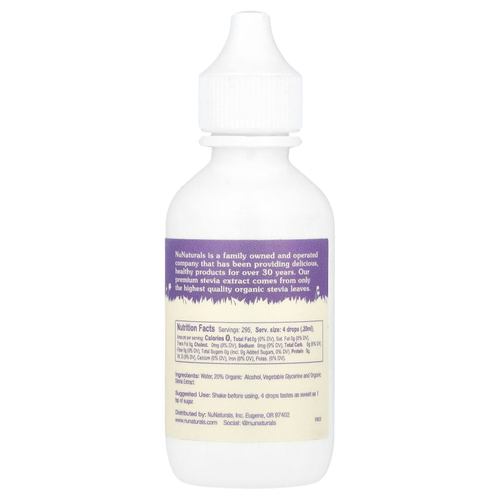 NuNaturals, Clear Extract, стевия, 59 мл (2 жидк. унции)