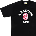 A Bathing Ape Bathing Ape Ss26 Футболка черный розовый
