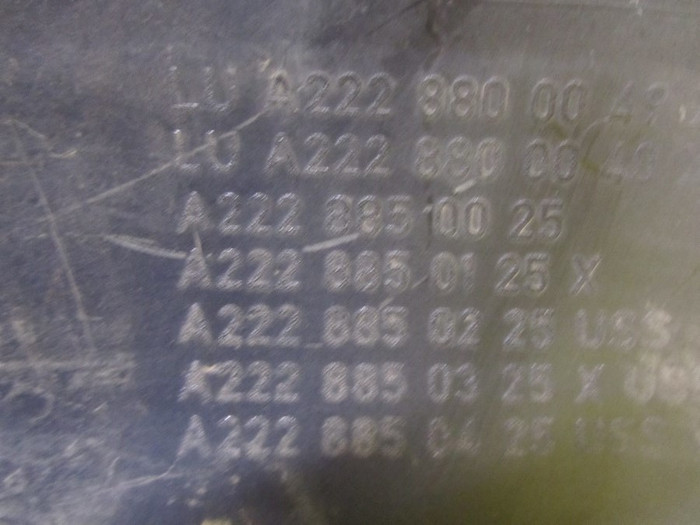 Бампер задний Mercedes-Benz S w222 (13-17)