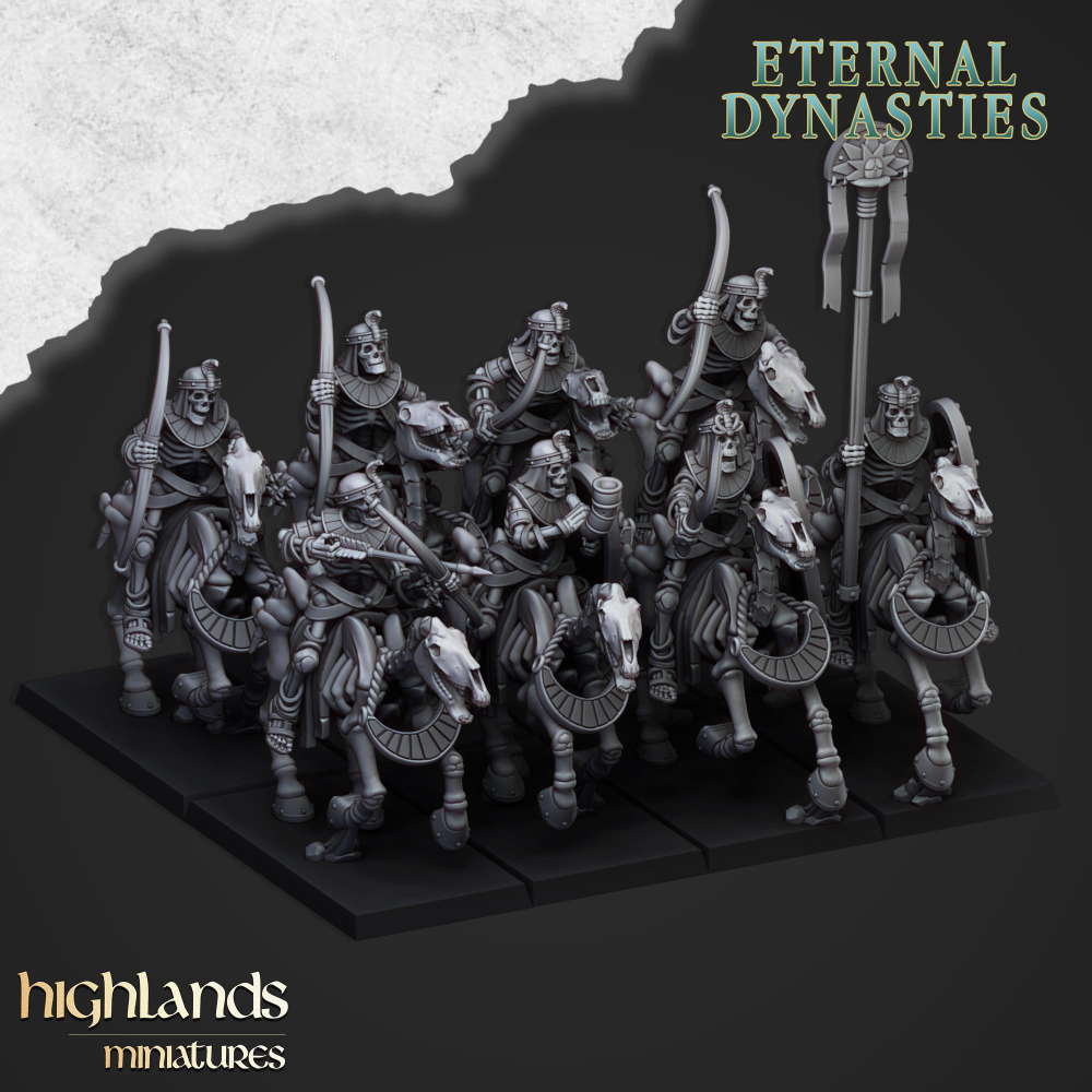 Tomb Kings Skeletal Cavalry Bows