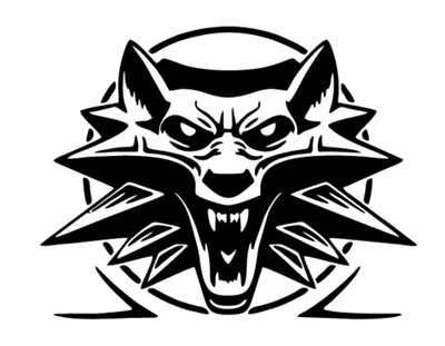 Универсальная Наклейка - Волк