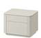 Тумба прикроватная Tammi 2 ящика ширина 50 см (молочный)