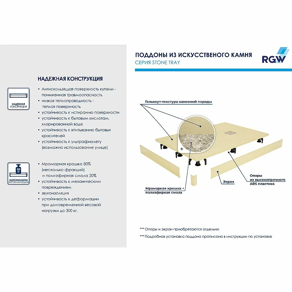 Душевая система RGW Shower Panels SP-6143-01 50140801-01 хром