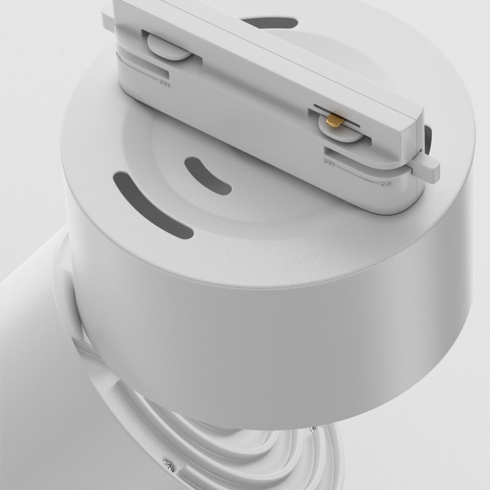 Трековый однофазный светодиодный светильник Maytoni Unity Yin TR084-1-15W3K-W