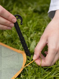 Плед для пикника и отдыха на пляже Smart Picnic, шалфей