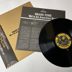 Винтажная виниловая пластинка LP Grand Funk Railroad We're An American Band (Japan 1979) (Obi)