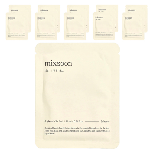 Mixsoon, соевые молочко, 30 шт., 16 мл (0,54 жидк. унции), 10 шт.