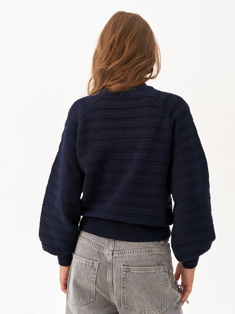 Джемпер для девочки AT1215 синий