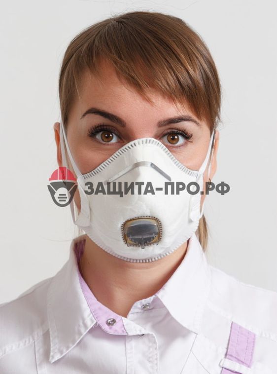 Респиратор Spirotek VS2200 AV , FFP2, с клапаном выдоха