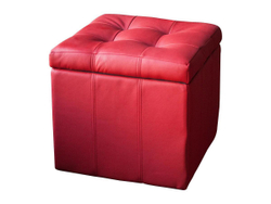 Банкетка Модерна Красный экокожа