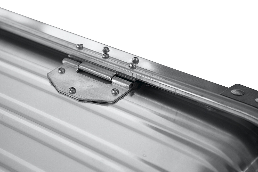 Ящик алюминиевый усиленный с замком 782х585х622 мм (ДхШхВ)