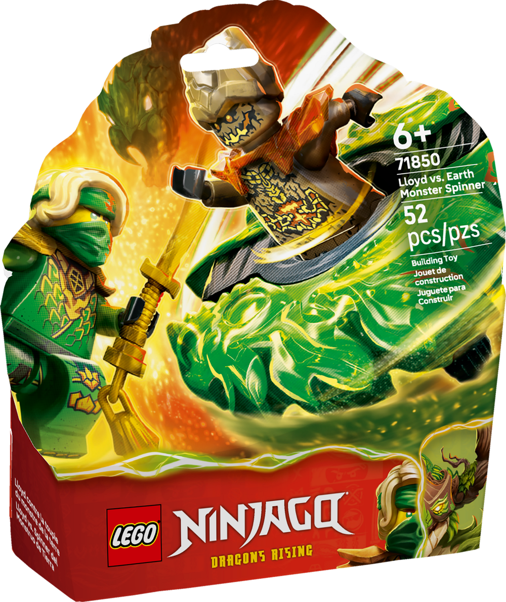 Конструктор Лего Ниндзяго Ллойд против элементального монстра 71850 | LEGO Ninjago Lloyd vs. Earth Monster 52 детали 6+