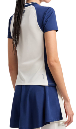 Женская теннисная футболка EA7 Woman Jersey - разноцветный