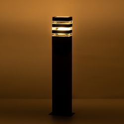 Садово-парковый светильник ЭРА GBF-101-BL-0600 Астрея 230В Е27 max 30Вт IP54 600х155x110мм | Садово-парковые светильники