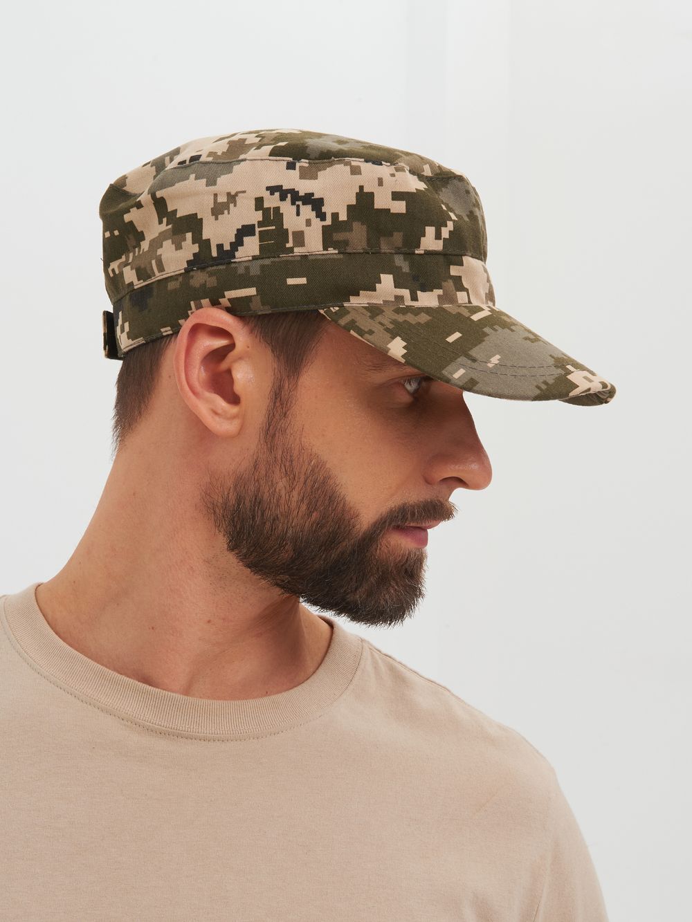 Кепи Охотника летнее ткань Смесовая цвет Светлый пиксель (128/2)