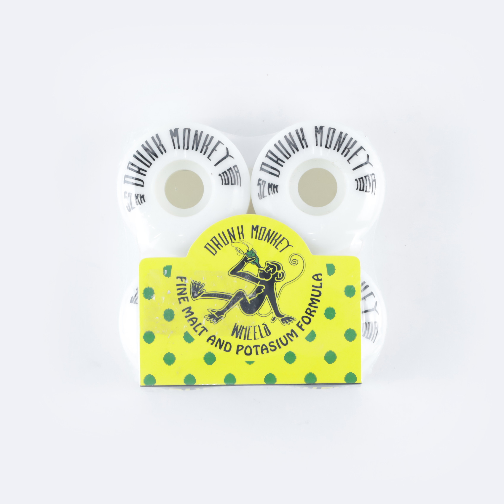 Колеса DRUNK MONKEY SCRIPT WHEELS WHITE 100A артикул: - купить в магазине Дайс