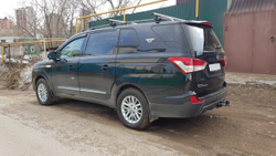 Фаркоп под квадрат для Ssang Yong Stavic / Korando Turismo, с 2013 г., Бизон.FA 0380-E