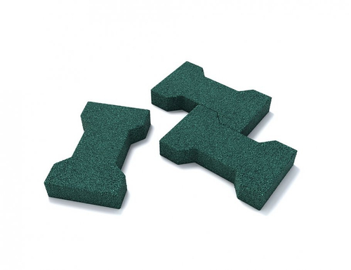 Резиновая плитка Брусчатка Катушка