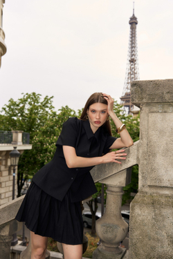 Жакет Odri приталенный, черный