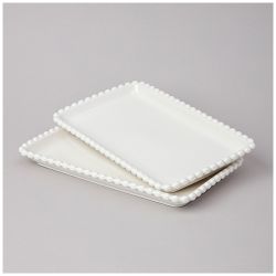 НАБОР БЛЮД LEFARD "PEARL" ПРЯМОУГ. 2 ШТ. 25*14,5*2,5 СМ (КОР=12НАБ.)