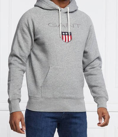 Худи SHIELD Gant - серый(276310)