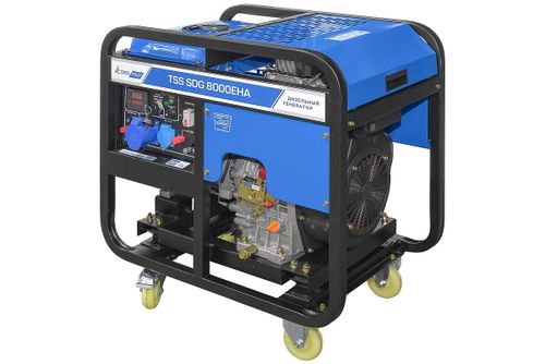Дизель генератор TSS SDG 8000EHA - [7.5 кВт / 32,6 А] эл. старт, однофазный