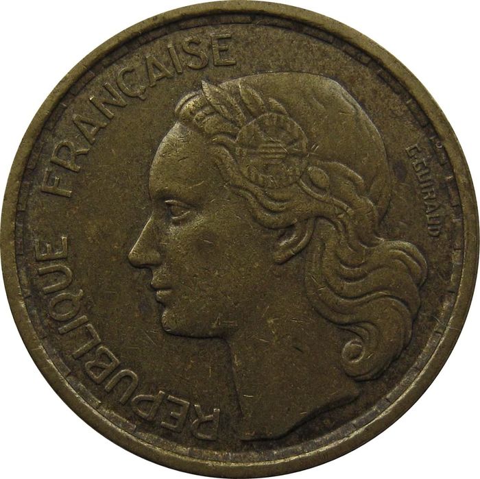 10 франков 1950-1958 Франция VF
