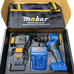 Дрель-шуруповерт (ударный) аккумуляторный, бесщеточный Mabar 5502-2.0