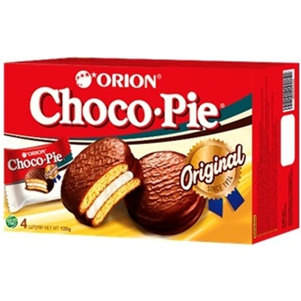 Пирожное Orion Choco Pie Оригинальное, 120г