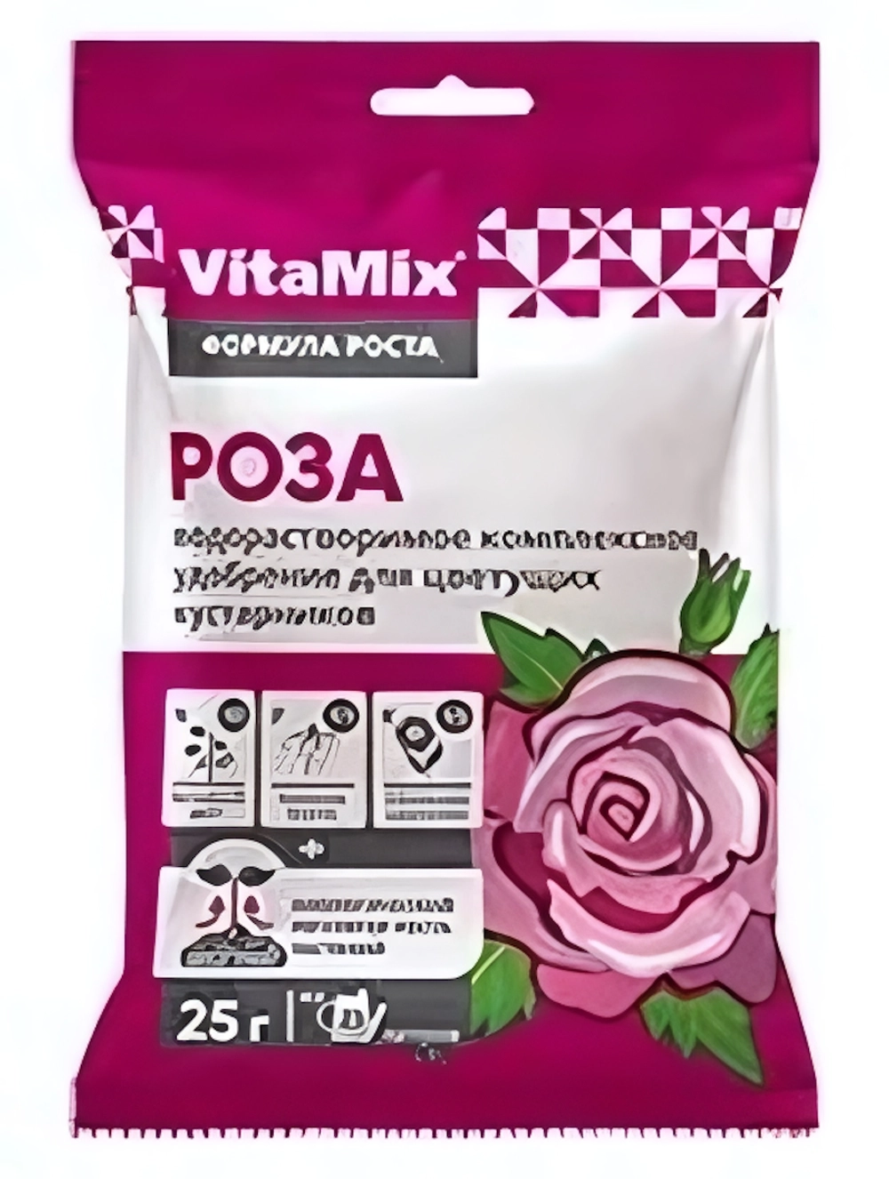 Удобрение комплексное VitaMix Роза 25г