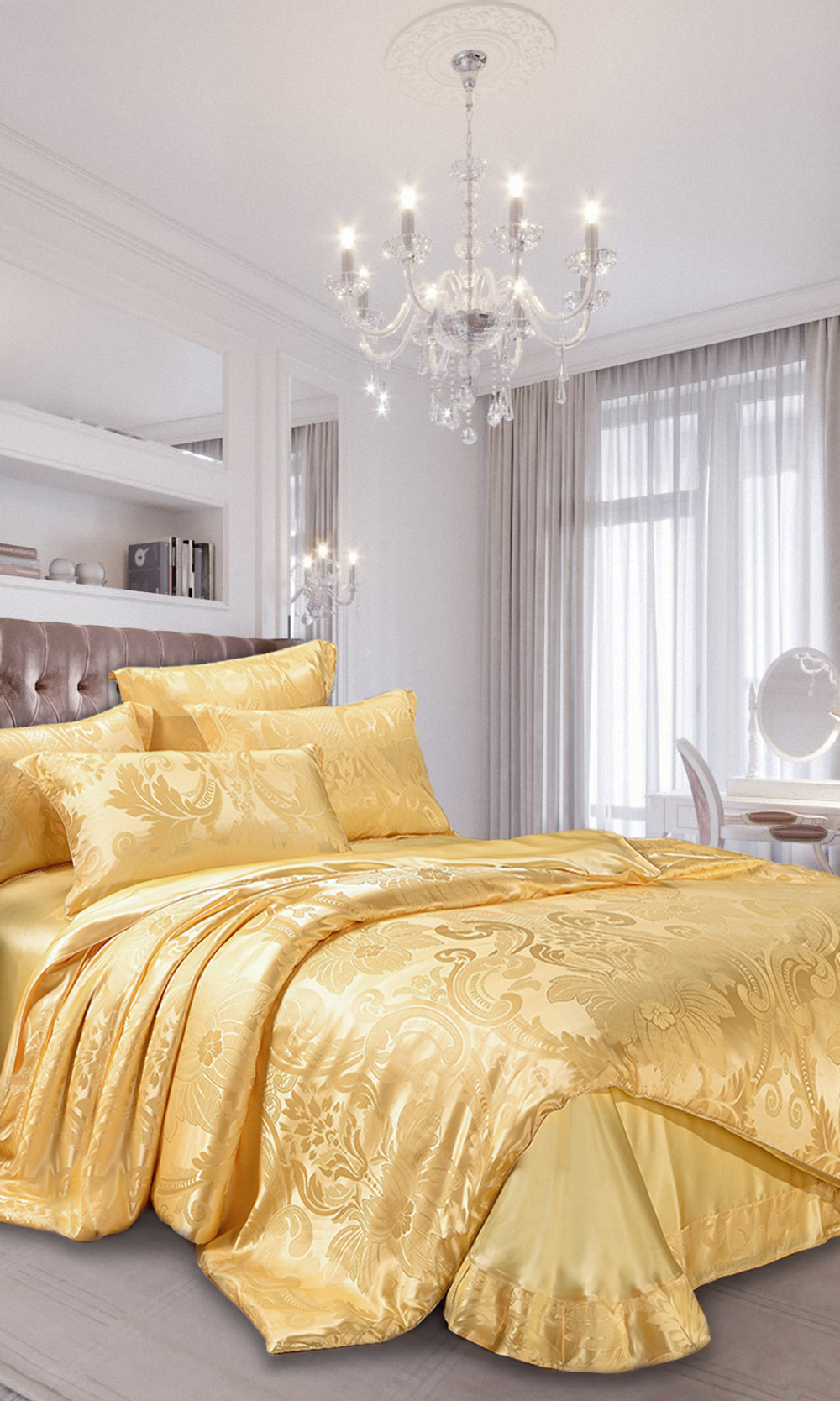 Постельное белье 2 спальное евро Luxe Dream Жаклин