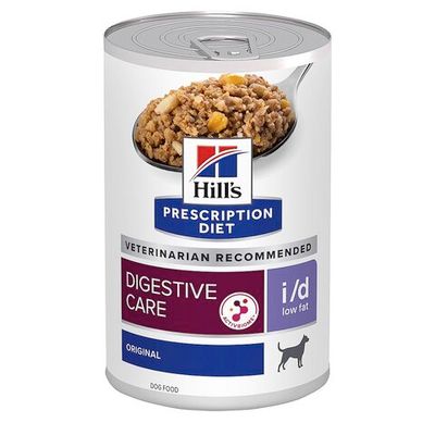 Влажный диетический корм для собак Hill's PD Gastrointestinal  i/d Low Fat при расстройствах пищеварения с низким содержанием жира, 360г