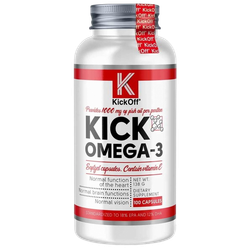 KickOff KICK Omega-3 100 caps, Омега 3, Омега-3 !!!Срок 13.07.2025