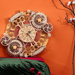 Деревянный конструктор Часы Zodiac Wall Clock LC601 (ROKR)
