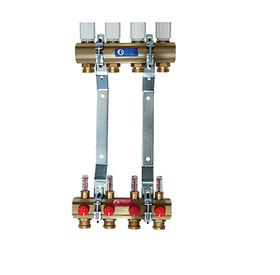 Коллекторная группа с расходомерами 1"х3/4" (евроконус), Giacomini R553K