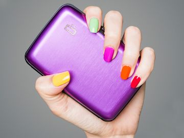 Кошелек алюминиевый Smart Case Пурпурный