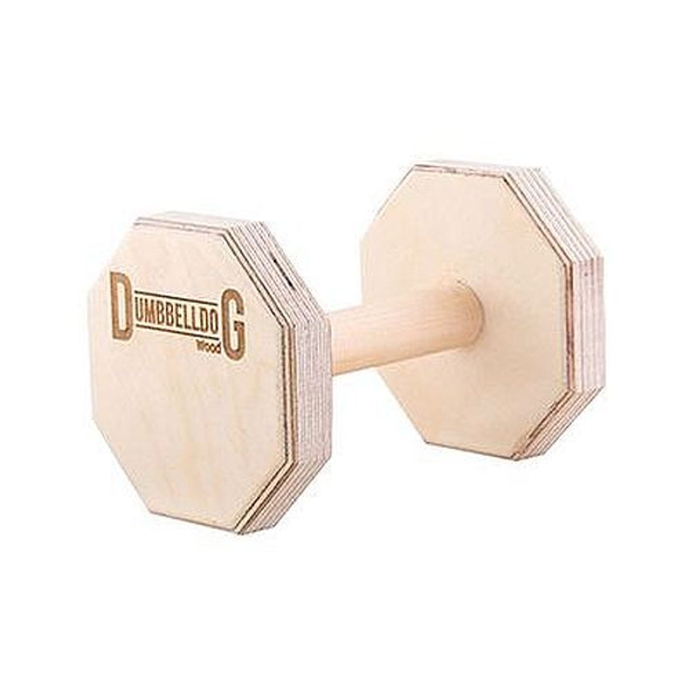 Снаряд для апортировки Dumbbelldog wood миниатюрный 250гр дерево в коробке