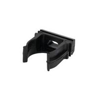 Крепеж-клипса для трубы 20 мм черная 100 шт