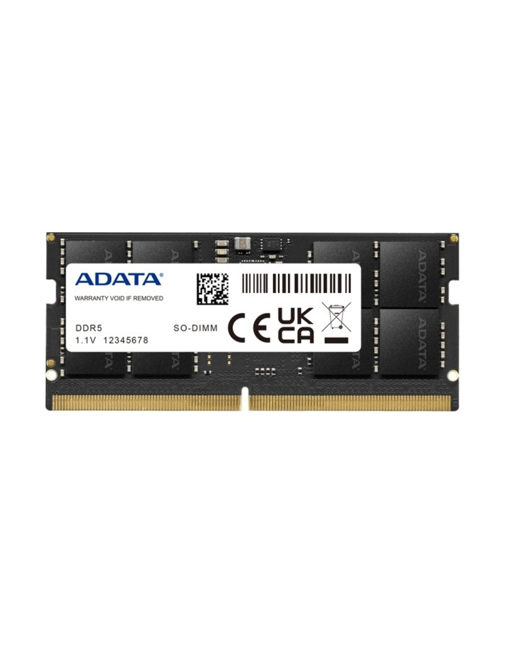 Оперативная память Модуль памяти для ноутбука DDR5 16GB DDR5-4800 AD5S480016G-S, CL40, 1.1V ADATA