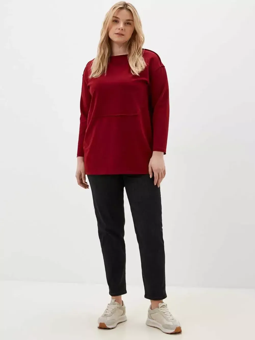 Джинсы на резинке больших размеров